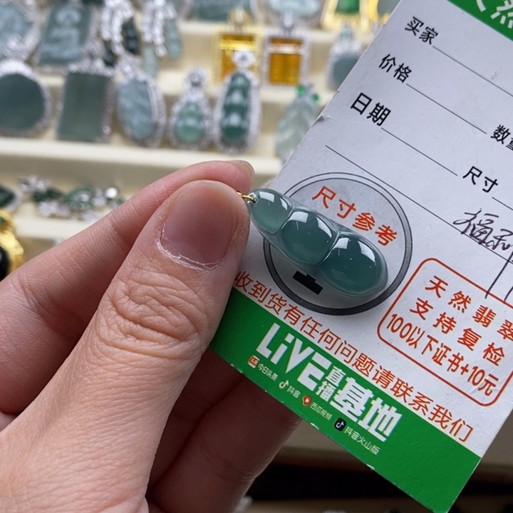 翡翠未镶嵌颈饰翡翠