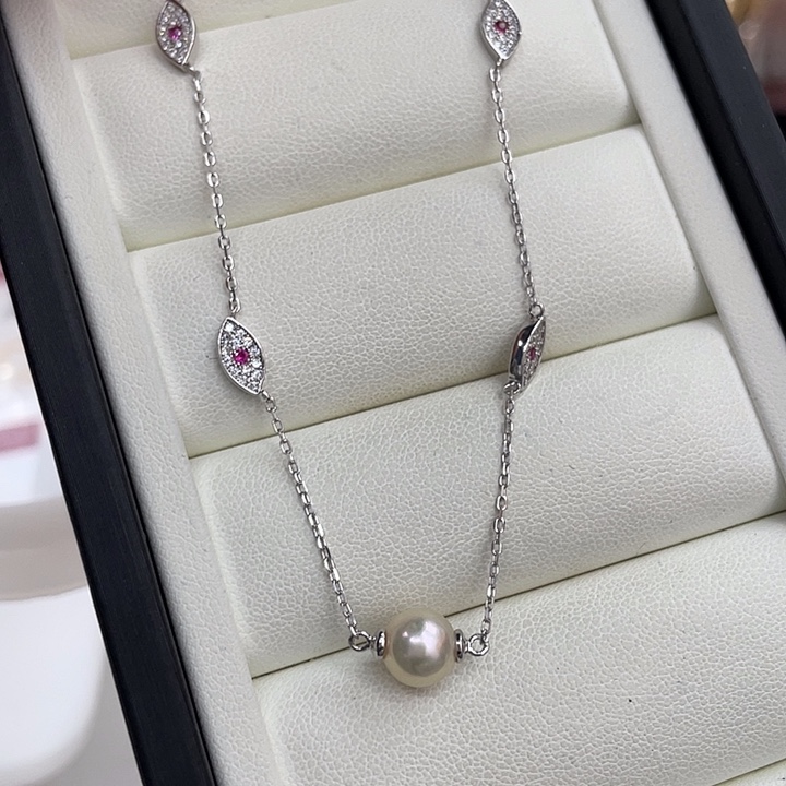 海水珍珠戒指银S925镶嵌