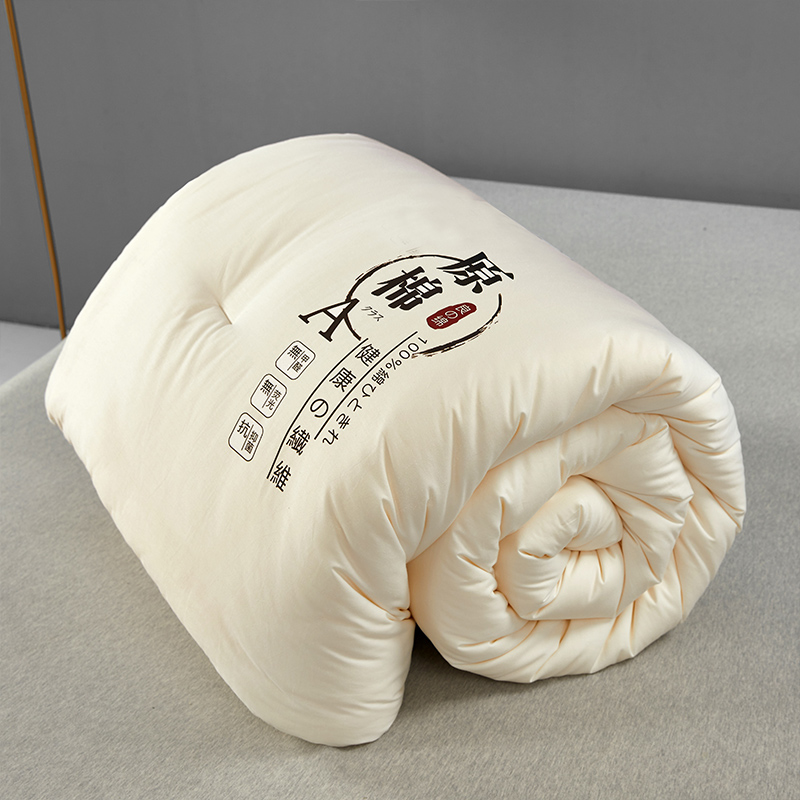 全棉水洗棉大豆被柔软亲肤单人被双人被冬被