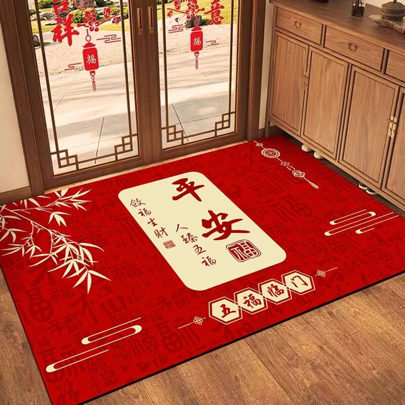 水晶绒地垫入户门垫脚垫家用卧室卫生间结婚