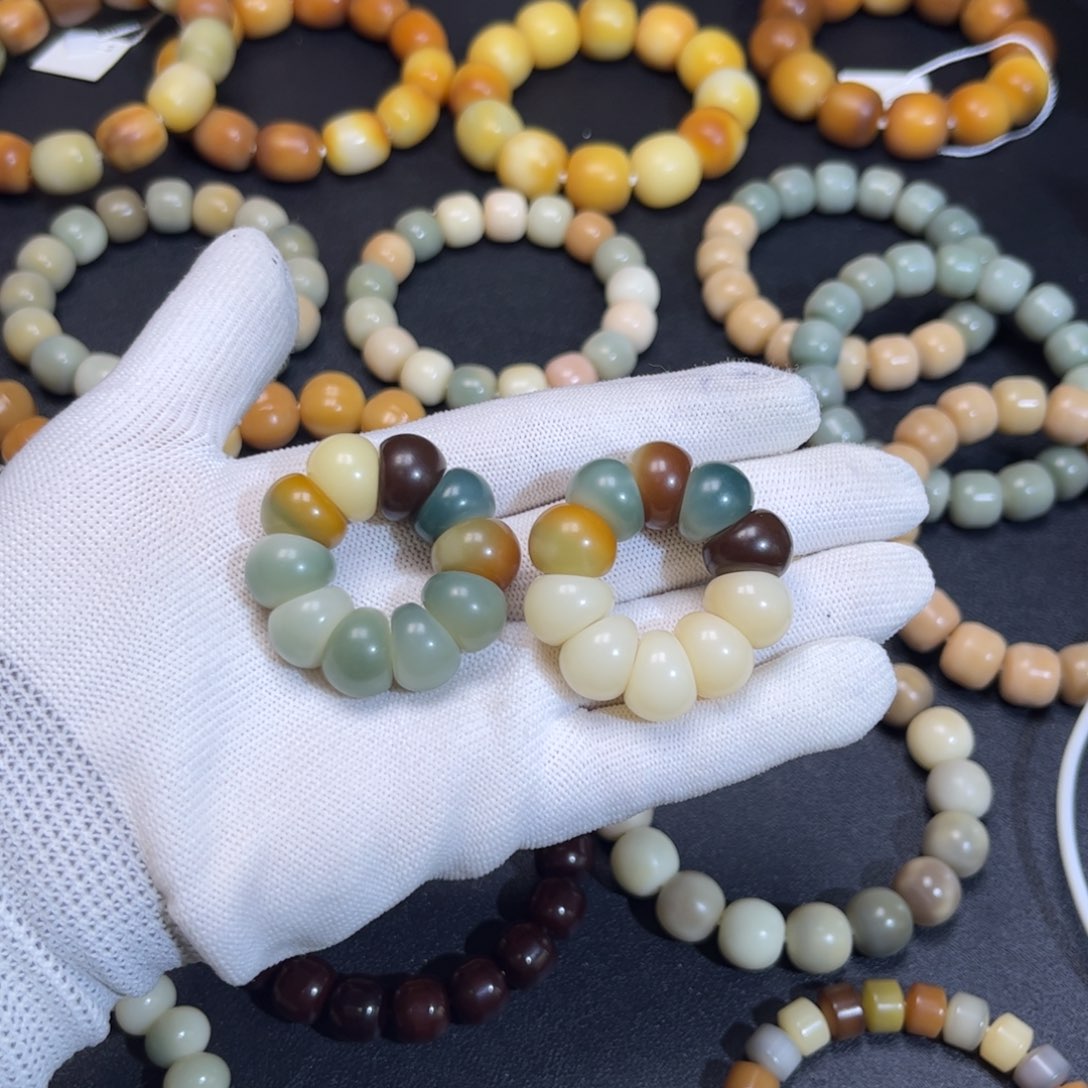 菩提根/象牙果吊坠迷你蒜瓣手捻