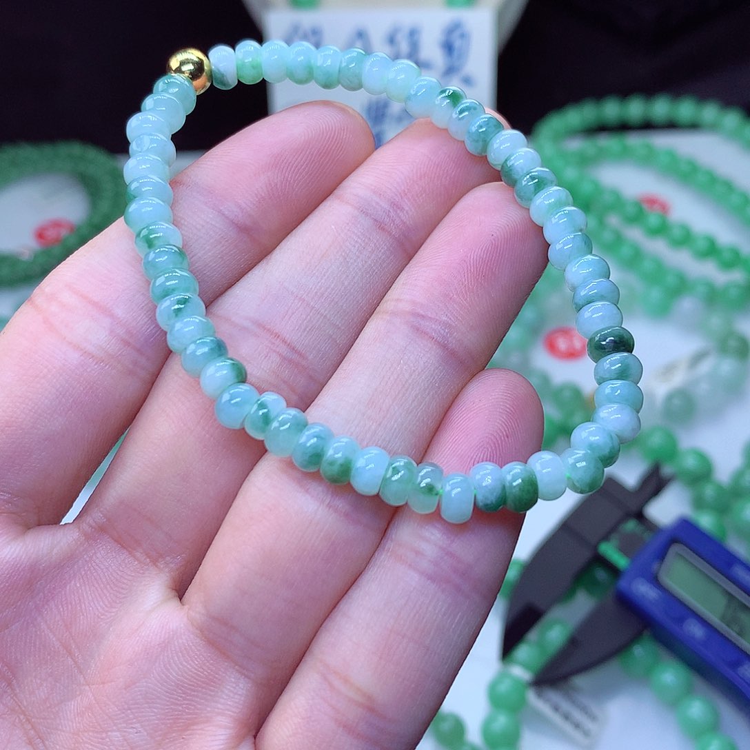 翡翠毛衣链未镶嵌