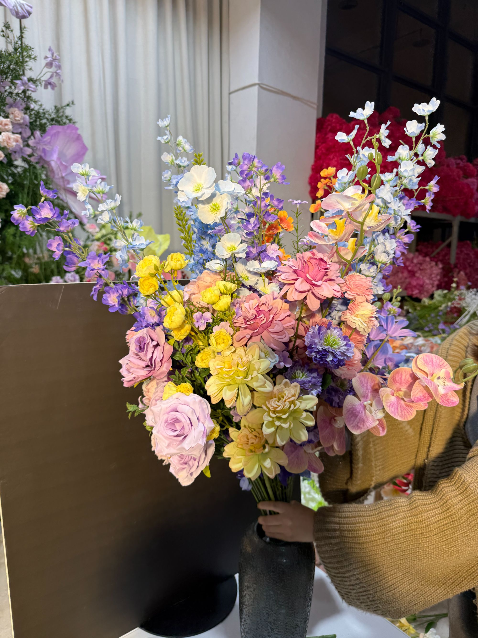 定制花艺大花束仿真花