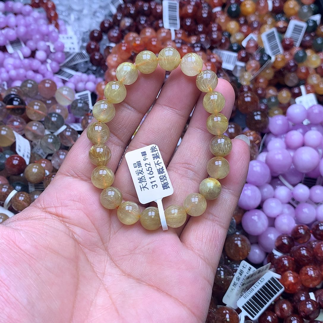水晶手链未镶嵌，，
