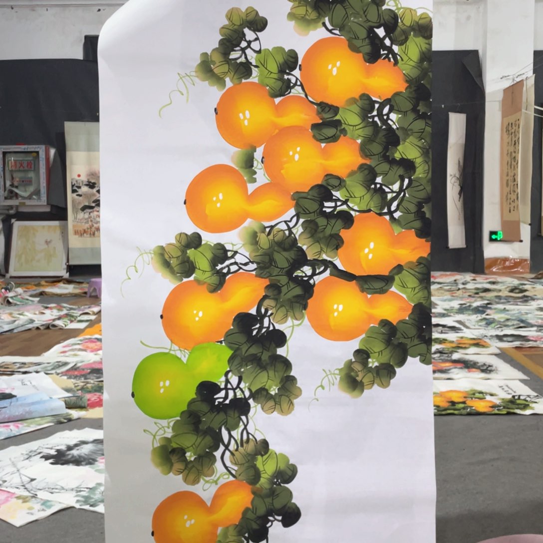 国画国画作品画心一张