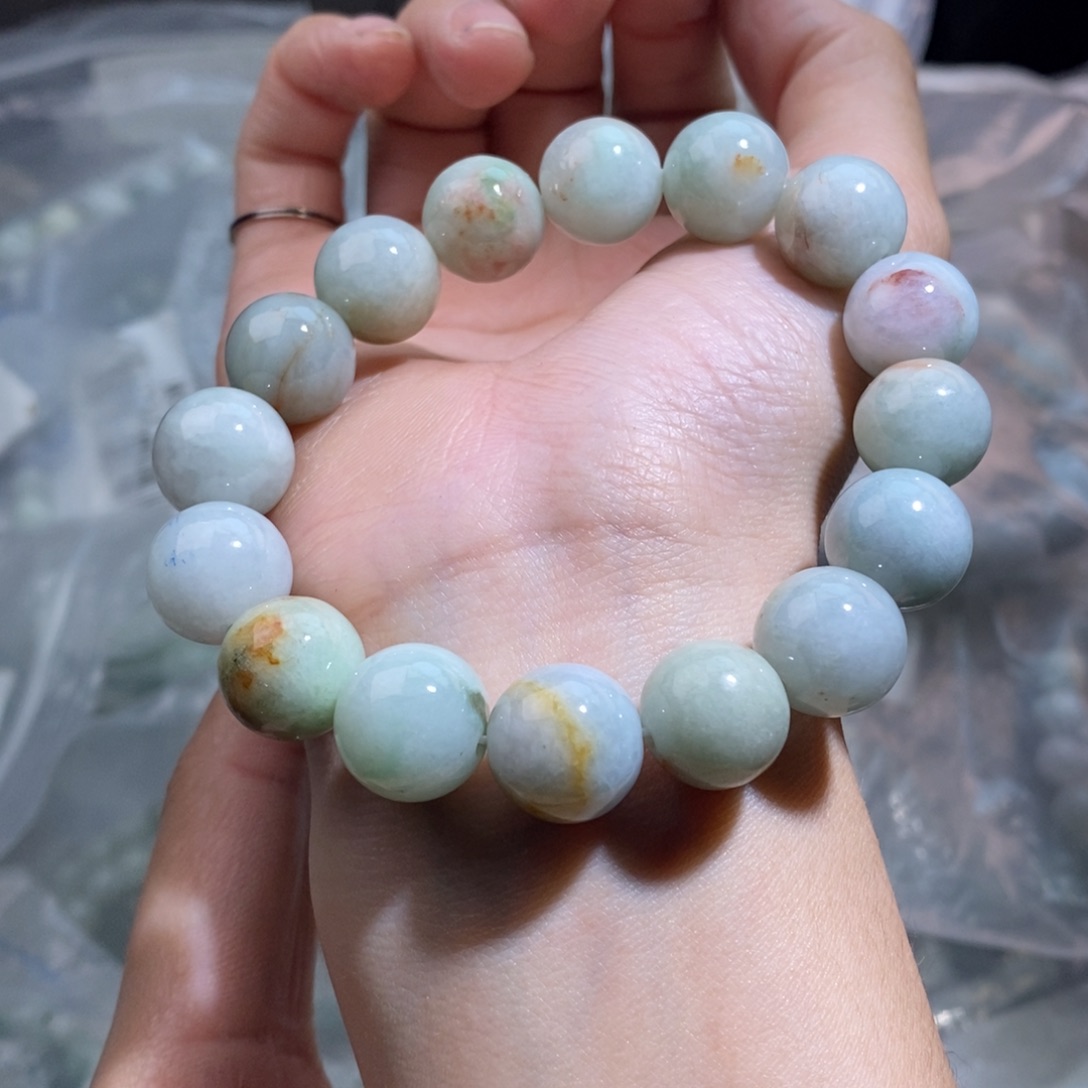 未镶嵌手串翡翠珠链