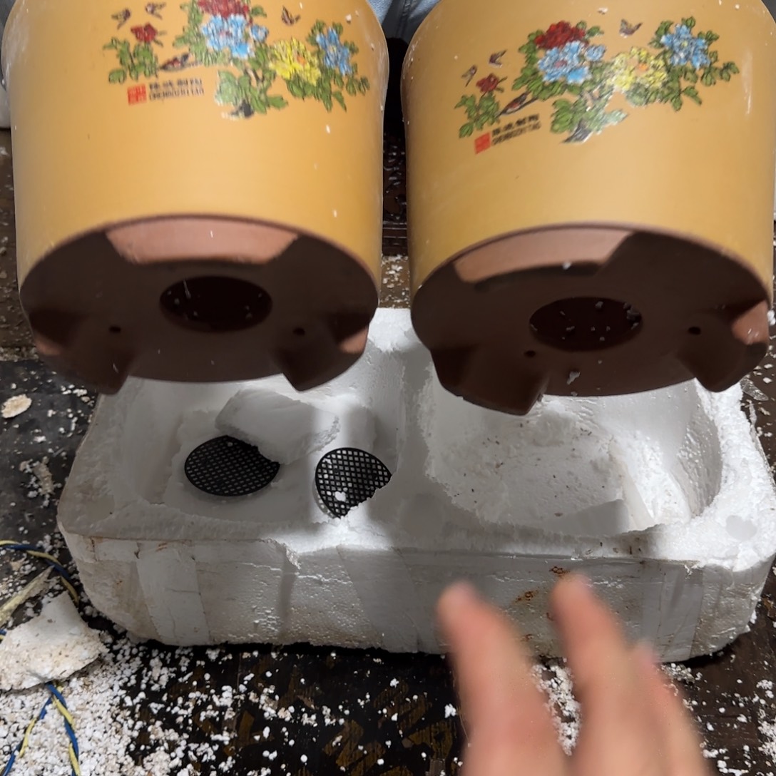 紫泥花盆口径17.13口径