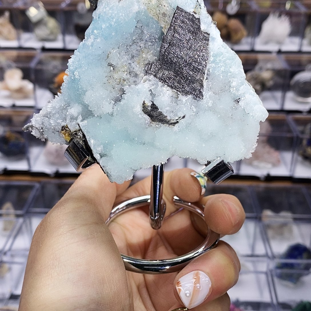 一***迷亚克力云南蓝纹石