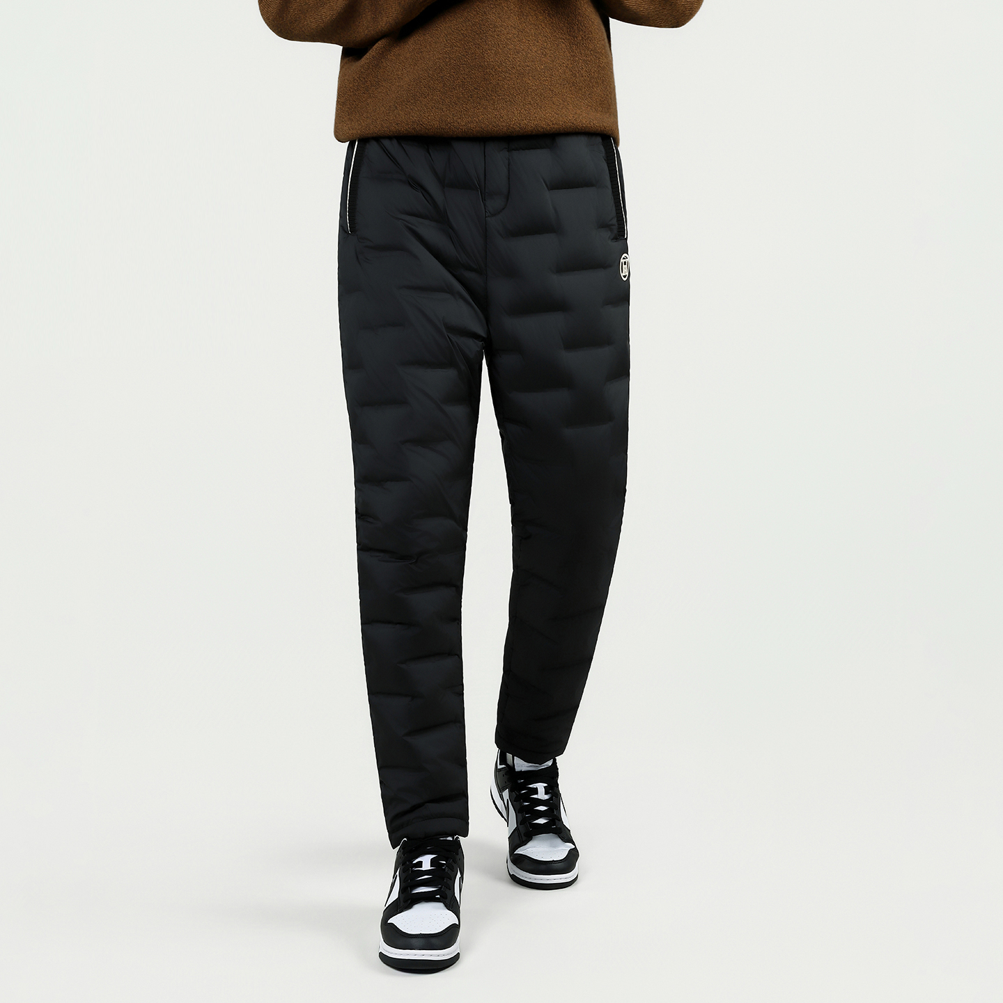 轻奢冬季保暖潮流外穿90白鸭绒羽绒裤免烫加厚保暖裤抗寒零下20度