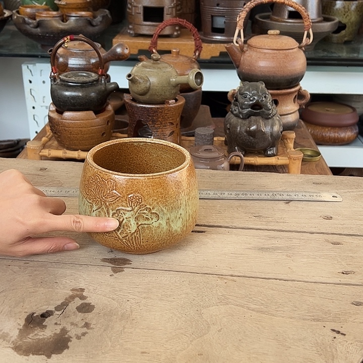 紫砂宜兴紫砂粗陶茶具12