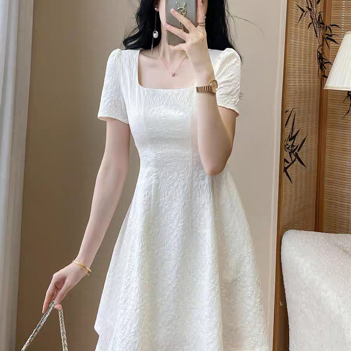 【101-200】喜飏高端时尚修身气质复古连衣裙