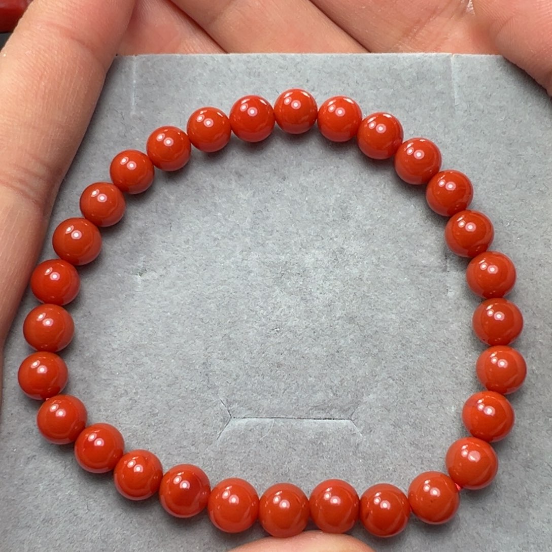 南红玛瑙手串未镶嵌