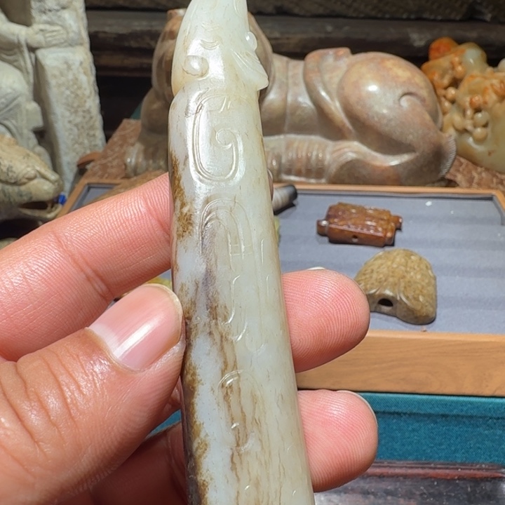 宋***学和田玉（糖玉）未镶嵌颈饰