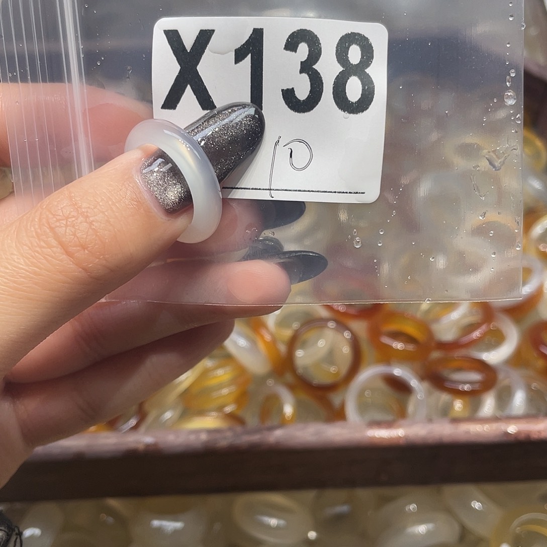 玛瑙/玉髓未镶嵌戒指138