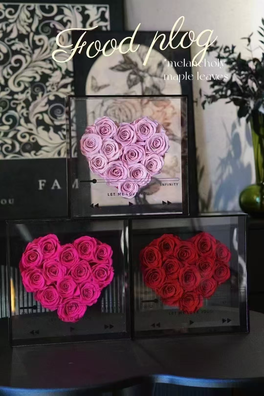 永生花生日礼物女送闺蜜女朋友实用CD花束新婚订婚情人节礼物