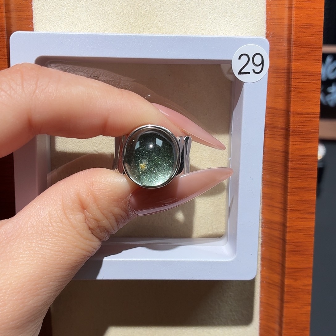 *****水晶银S925镶嵌戒指