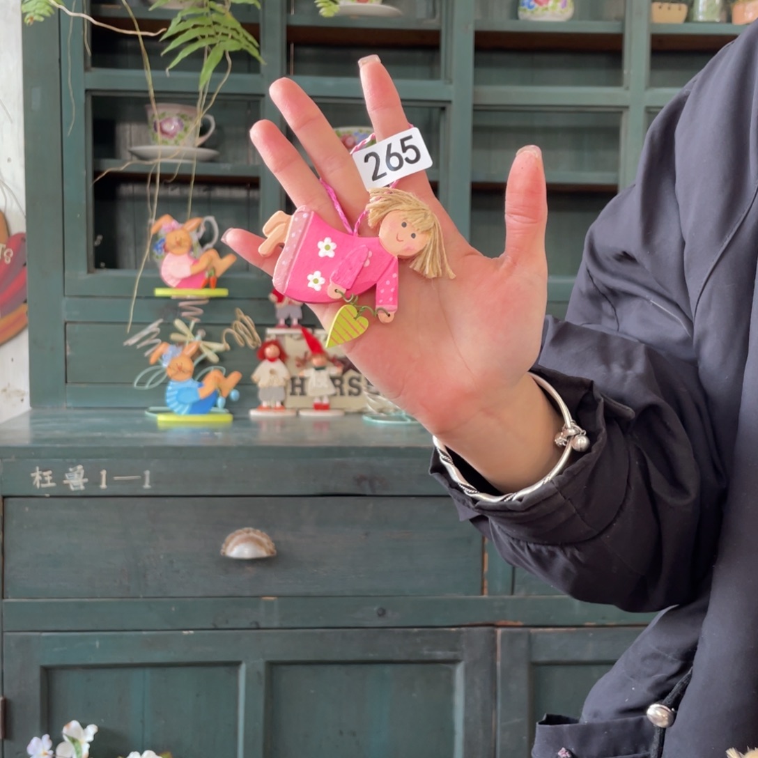 木质圣诞月福老货玩具默认微瑕