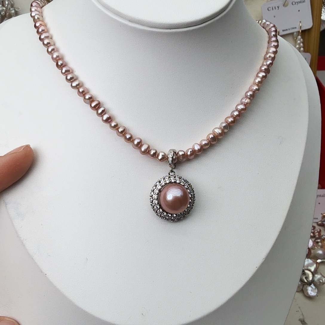 未镶嵌淡水珍珠颈饰