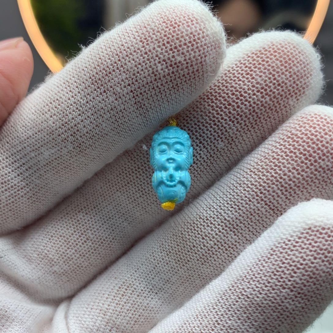 绿松石挂件未镶嵌