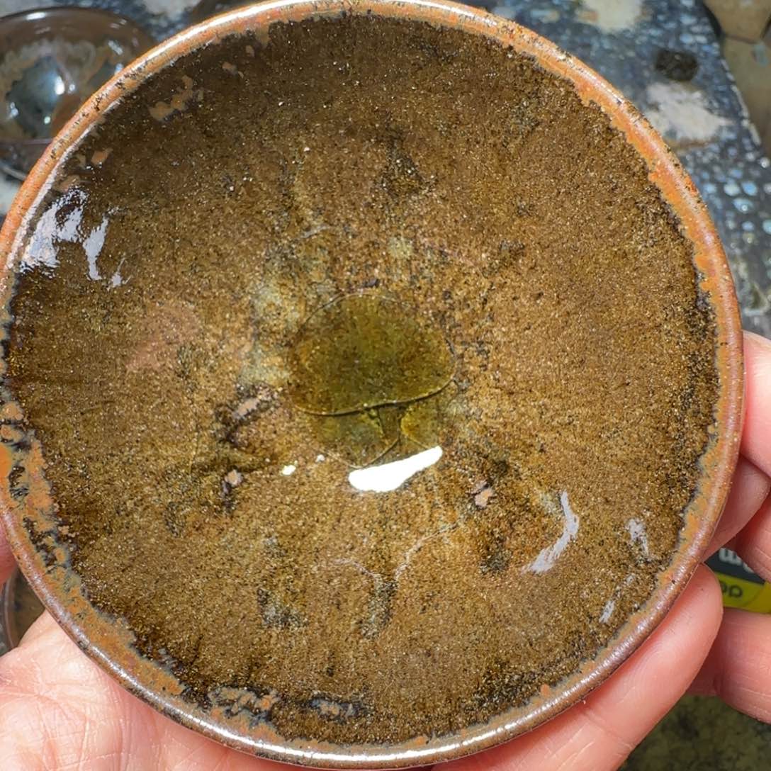 柴烧建盏茶盏茶杯616