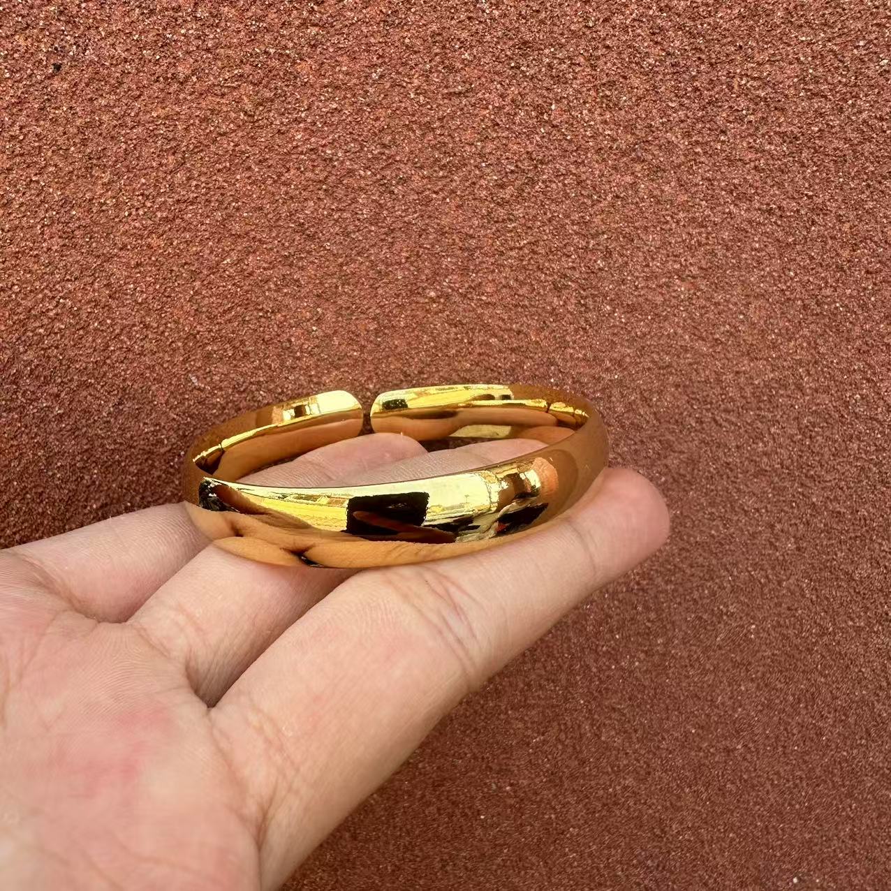 足银手镯 1-精工素圈手镯