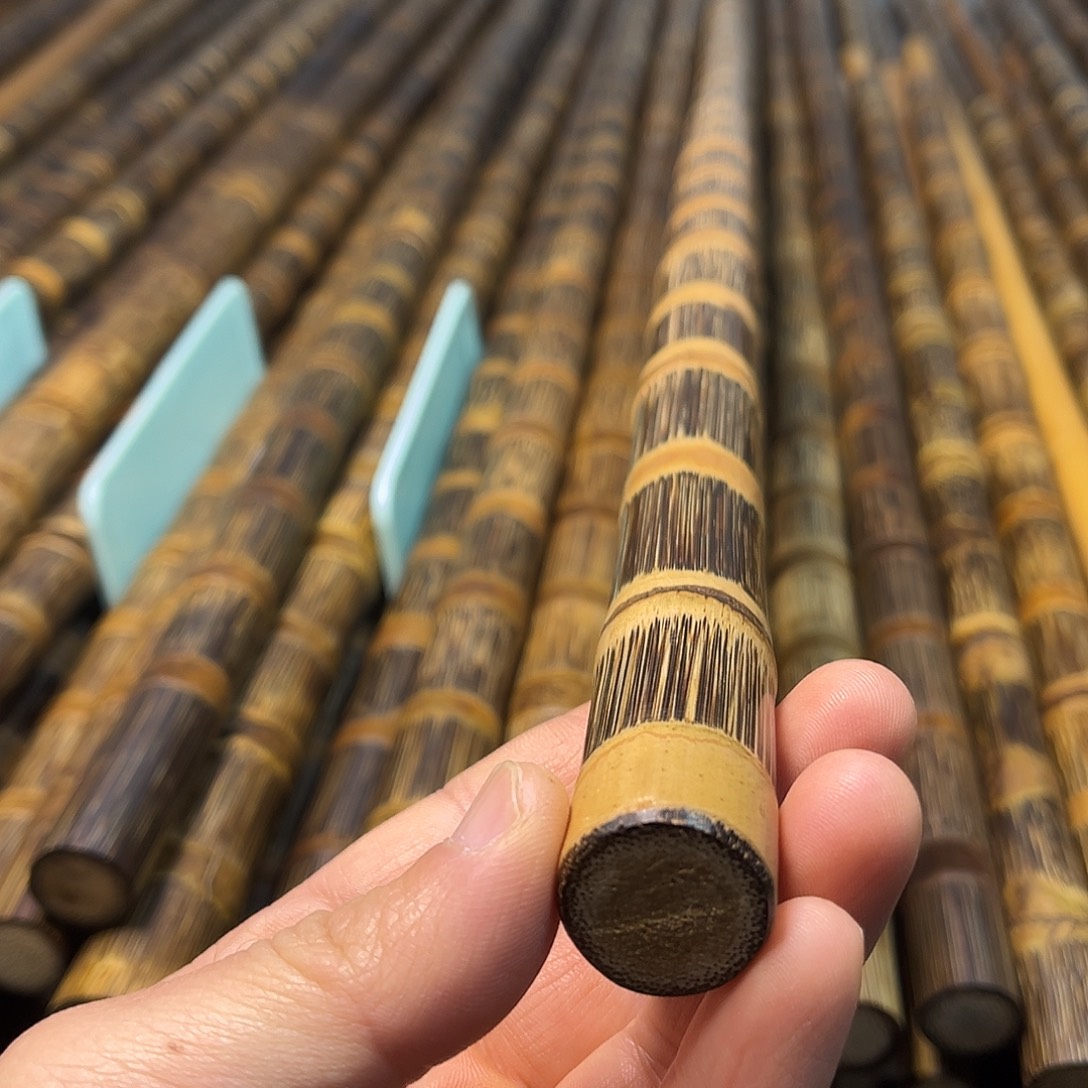 别***吧竹精美金丝实心竹80cm长直径2-2.2cm