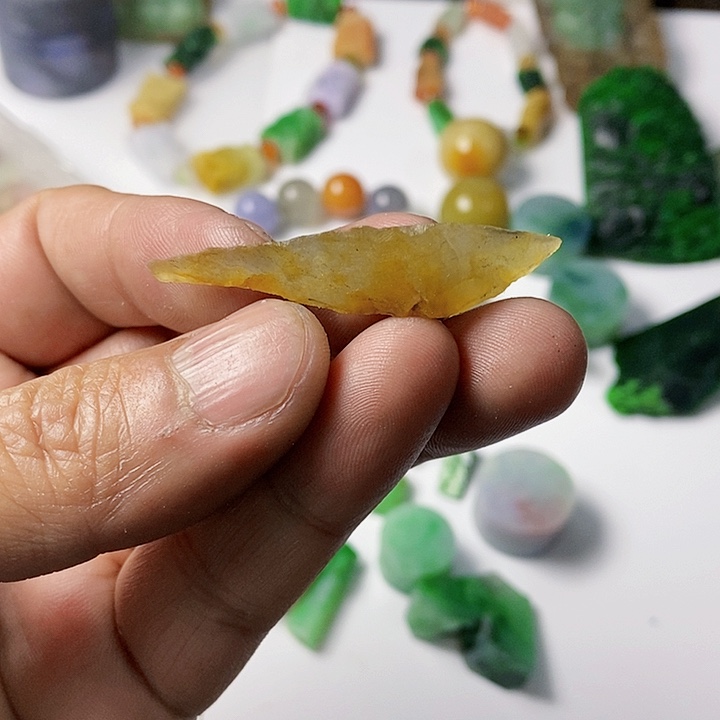翡翠散珠天然翡翠A货
