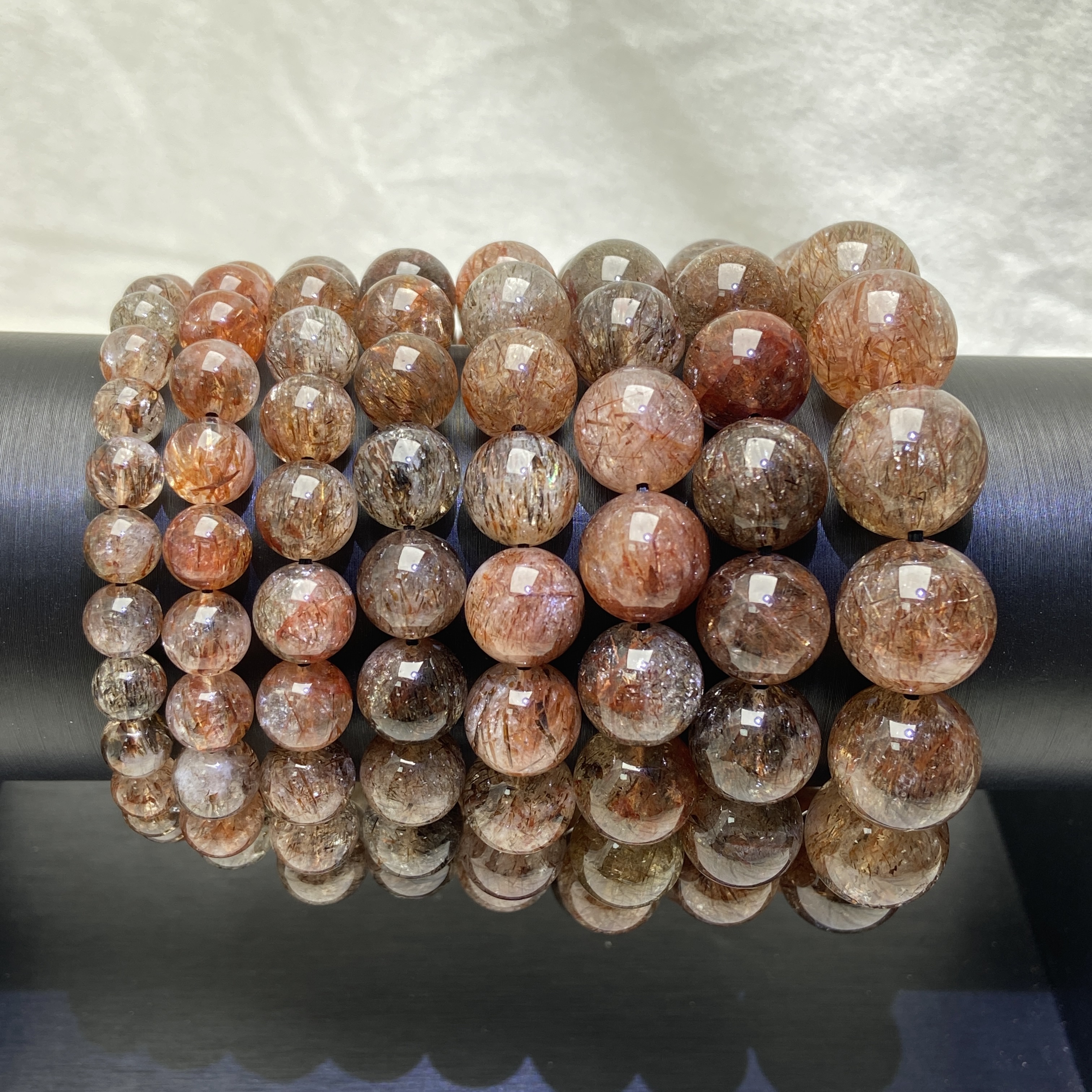 【星浩珠宝】黑金超七手串23-2T144H444【多样性发一件】7mm-14mm可选