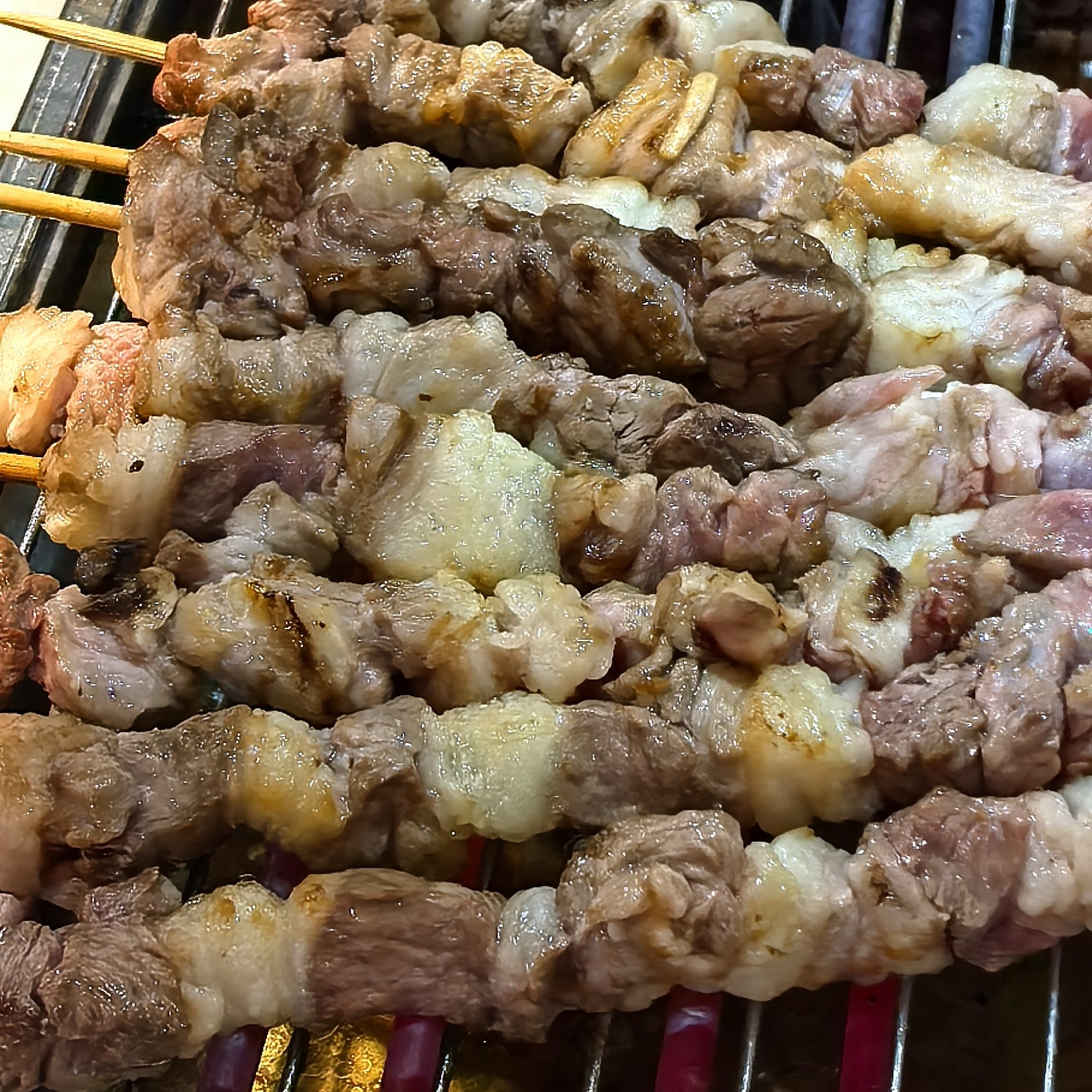 烧烤纯羊肉大肉串