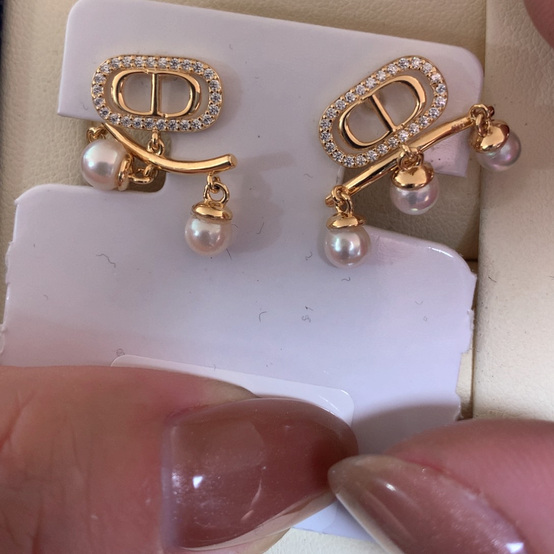 海水珍珠耳饰未镶嵌