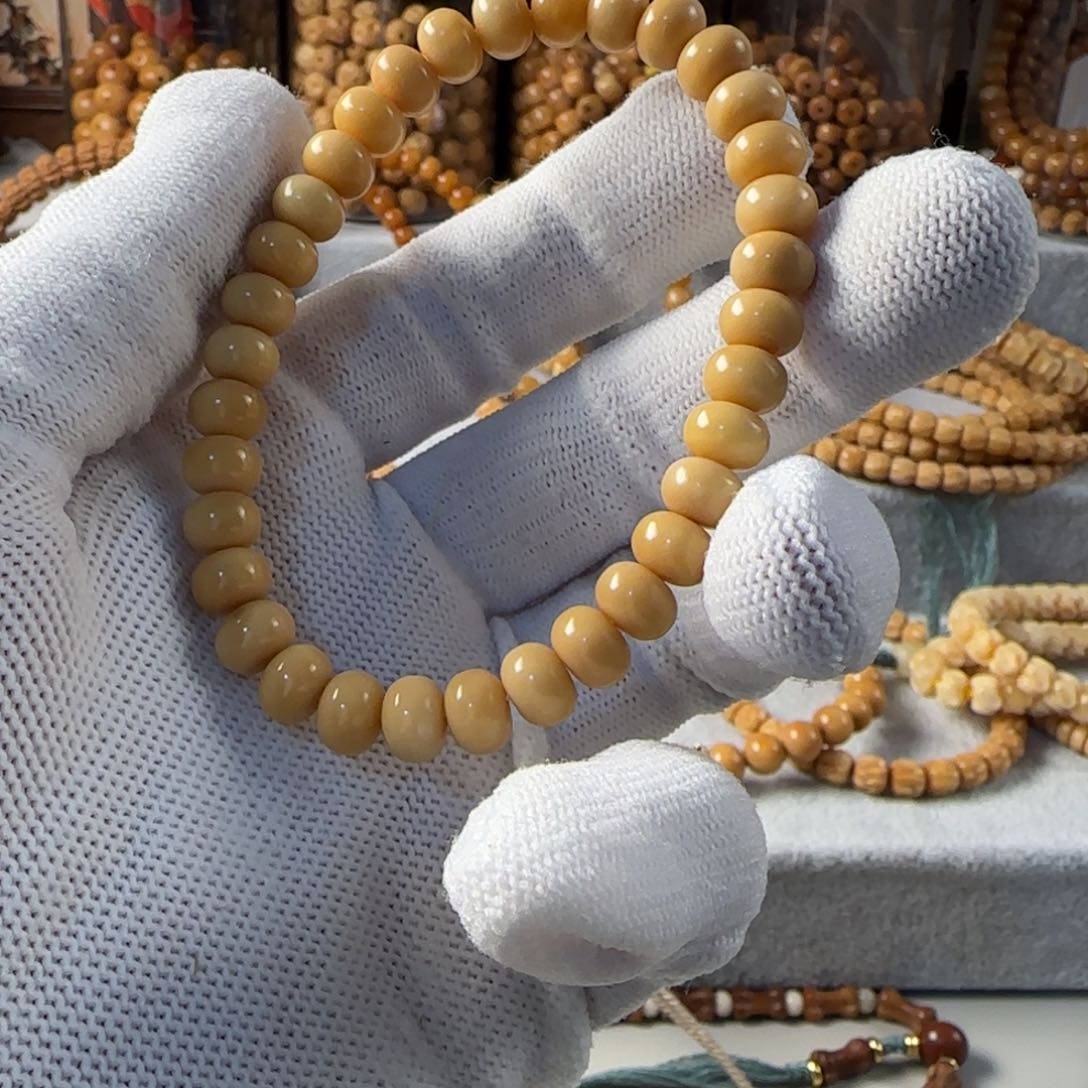 星月菩提吊坠沐繁13，微微带月