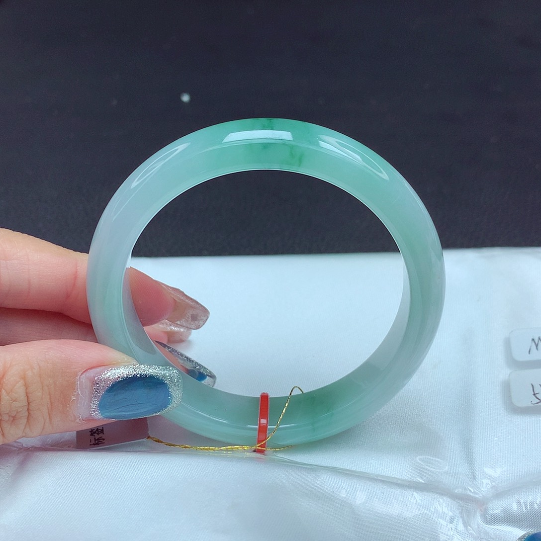 未镶嵌手镯翡翠55圈458