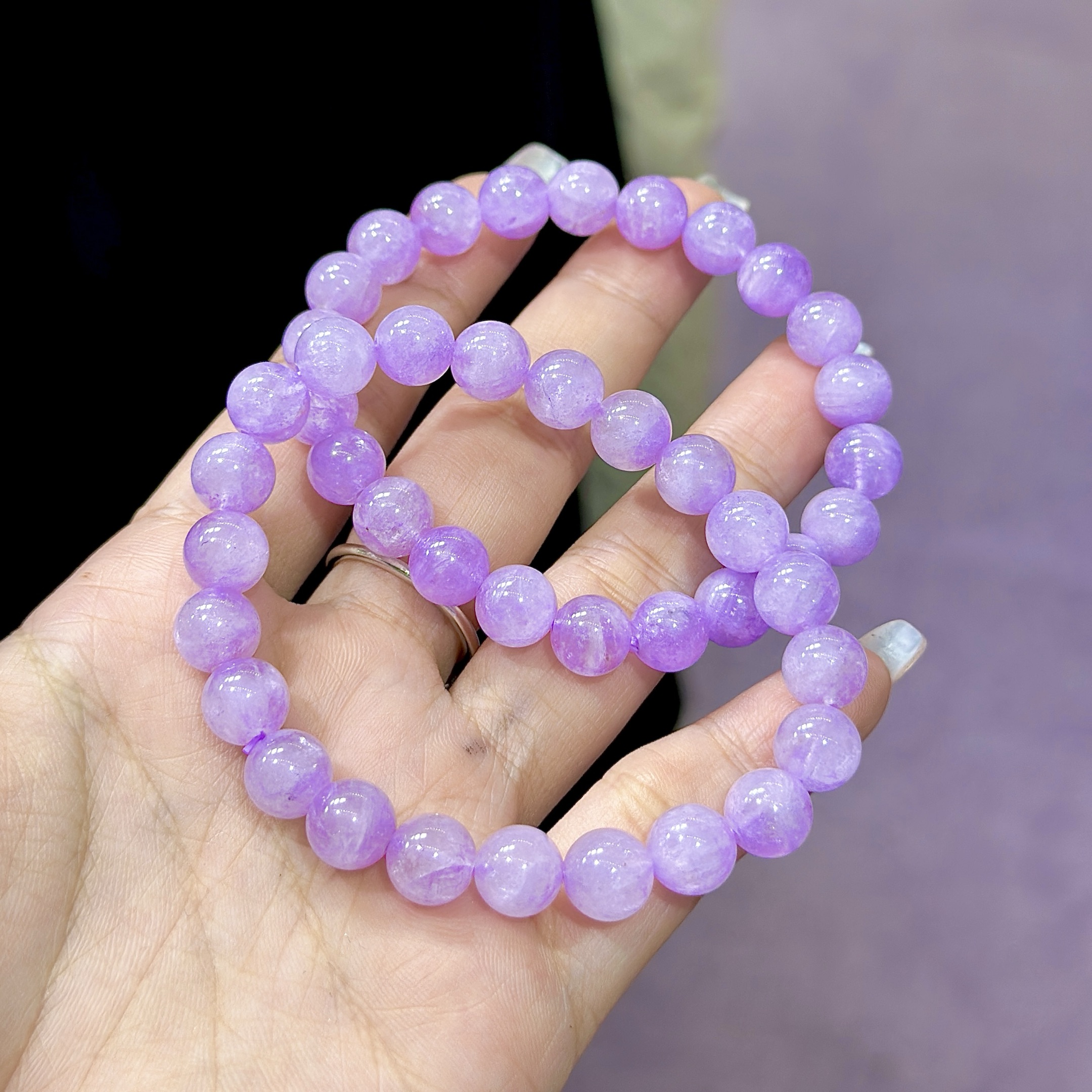 【DL】薰衣草紫玉手串-约8mm（多样性发其一）