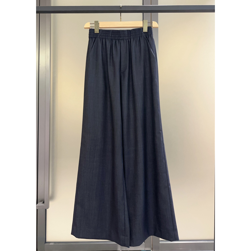 原单非市面货“极细美丽诺羊毛混纺阔腿裤 R509