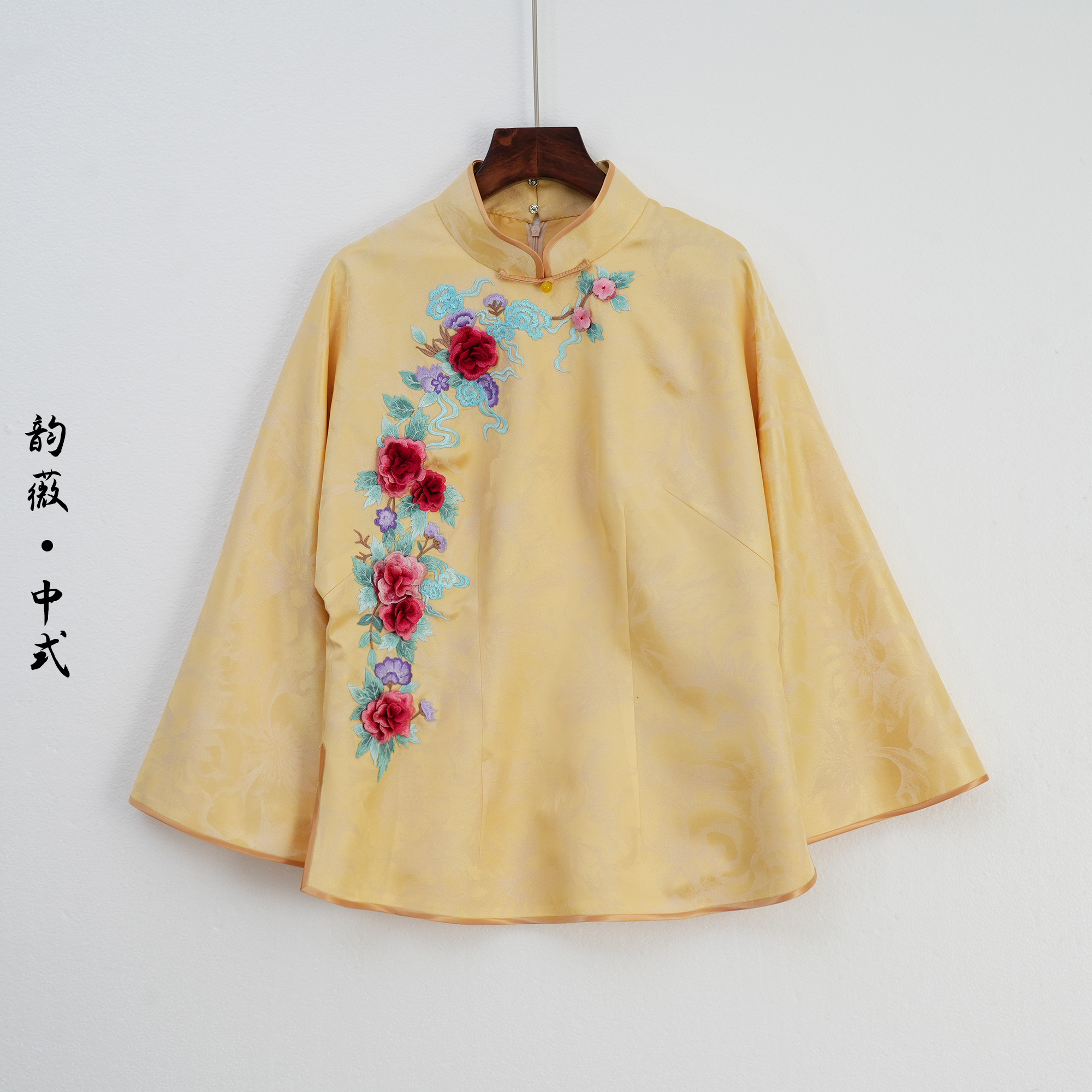 女士上衣中国风传统国风中式上衣立体刺绣衬衣N250217333