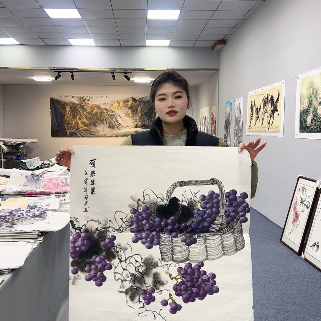 国画国画作品宣纸纯手绘