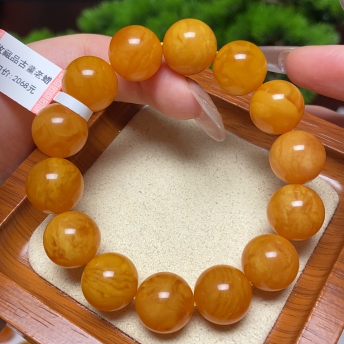 【闪购商品】未镶嵌蜜蜡手链手串