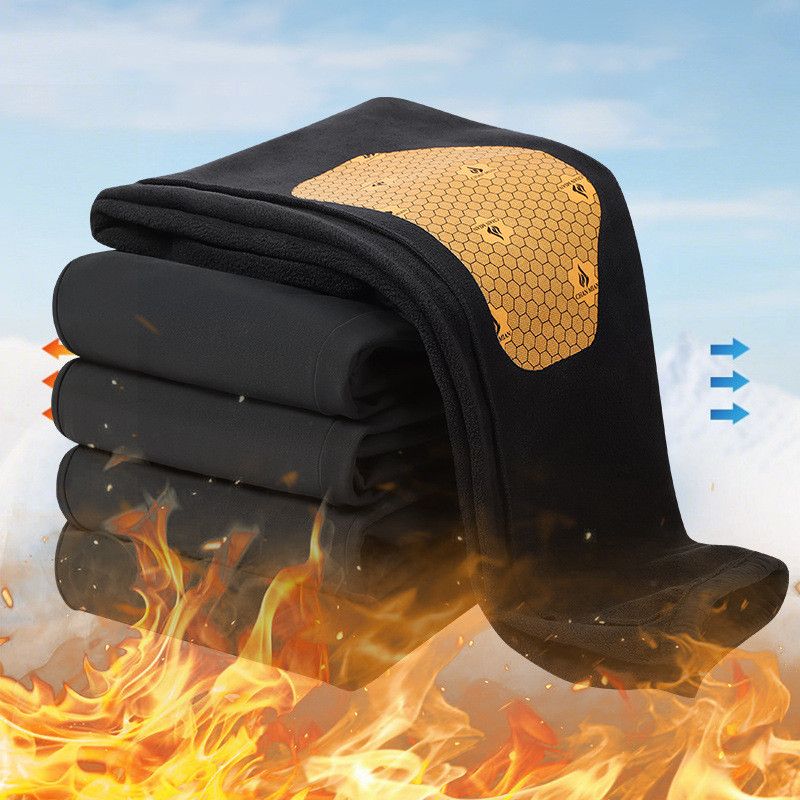 A1石墨烯加绒加厚冬季六防科技超保暖裤男女同款休闲运动裤防水