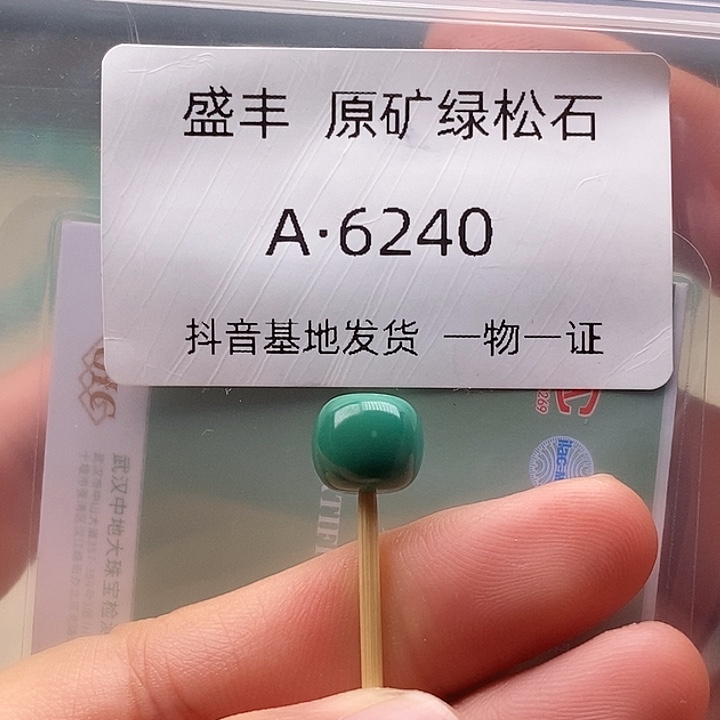 绿松石未镶嵌珠宝奇石9.2✖️8.2