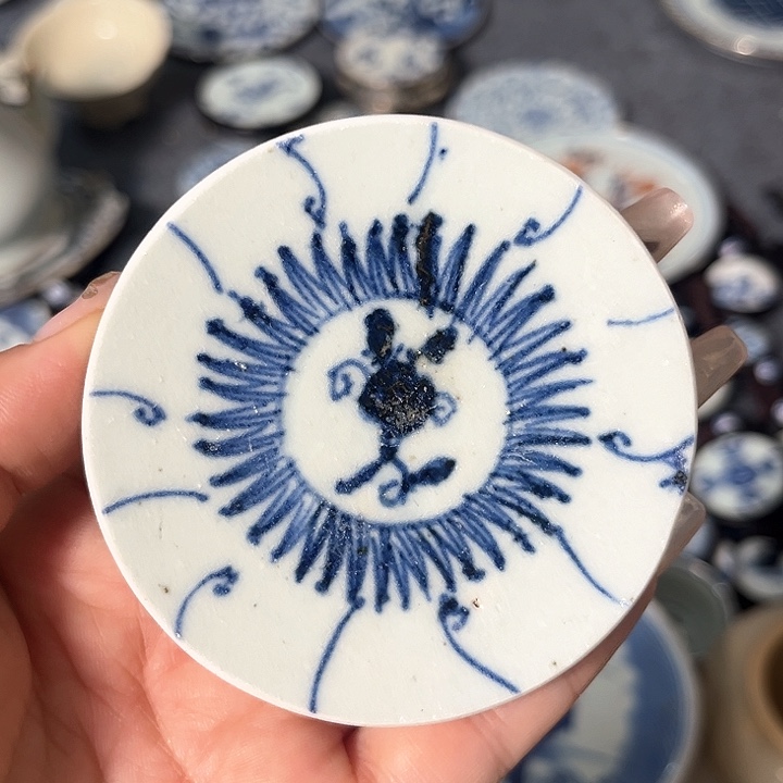 瓷片瓷片茶托喝茶非常不错