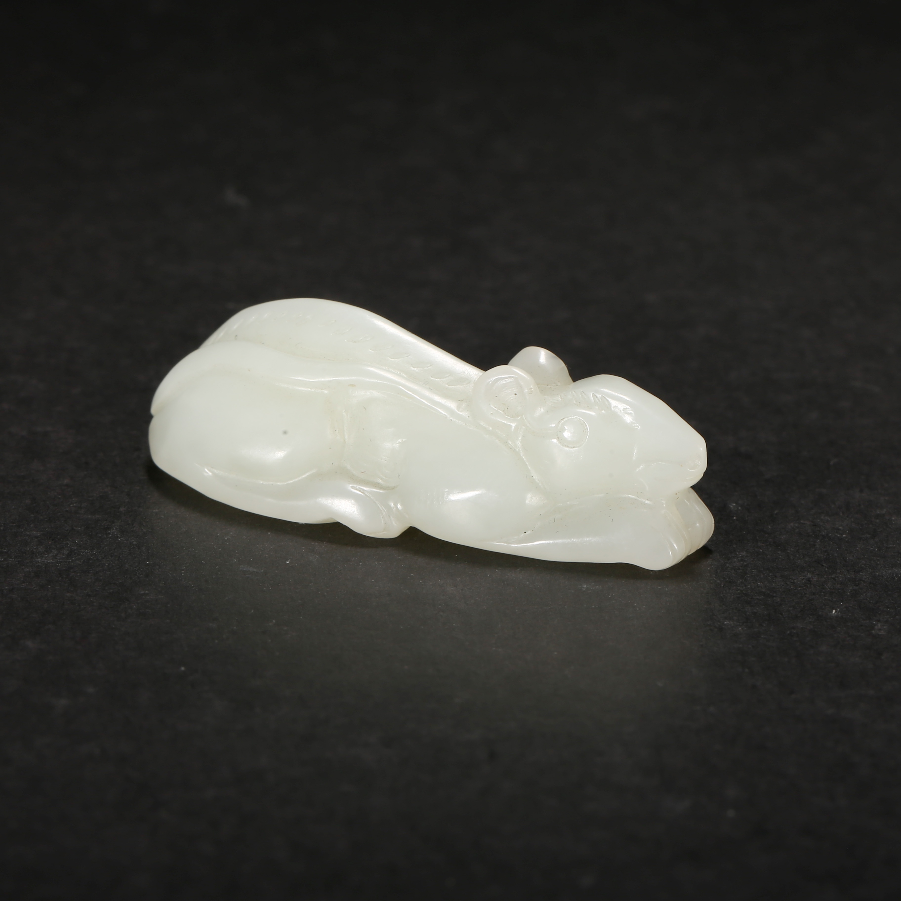 清代*子鼠玉坠/09JTY3108/和田玉【北京文博】