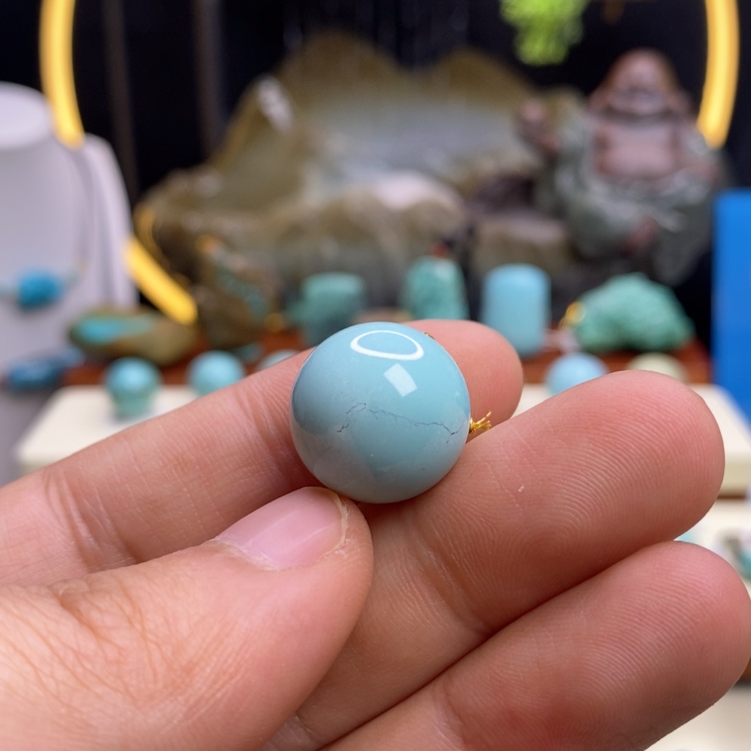 绿松石未镶嵌珠宝奇石17.5