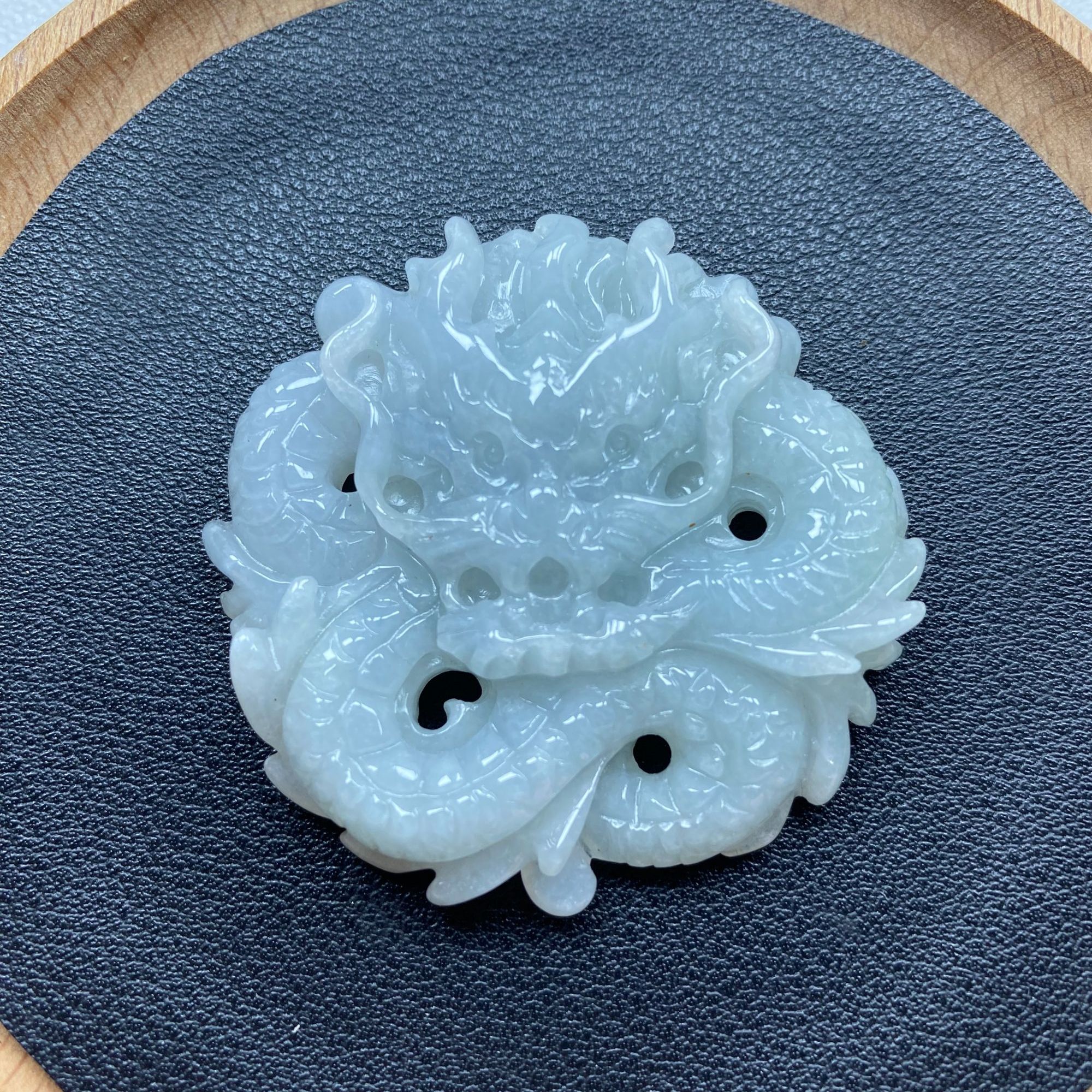 （1号店）-X45-天然翡翠-龙牌