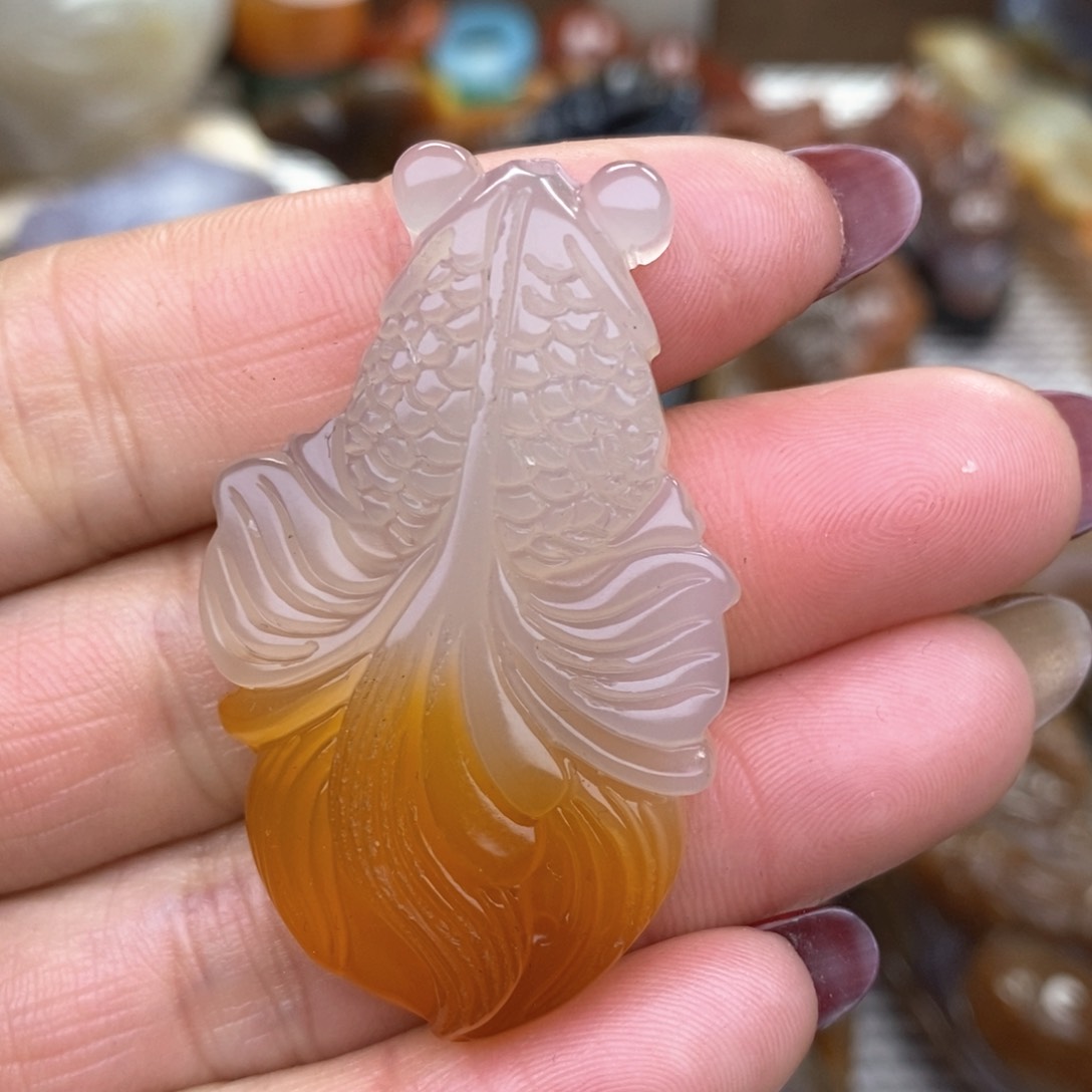 玛瑙/玉髓挂件未镶嵌