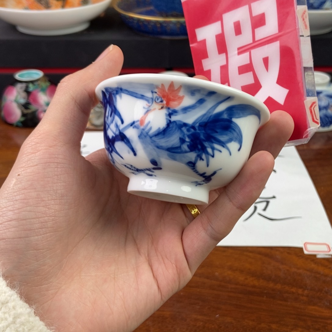 杯景德镇手绘陶瓷艺术