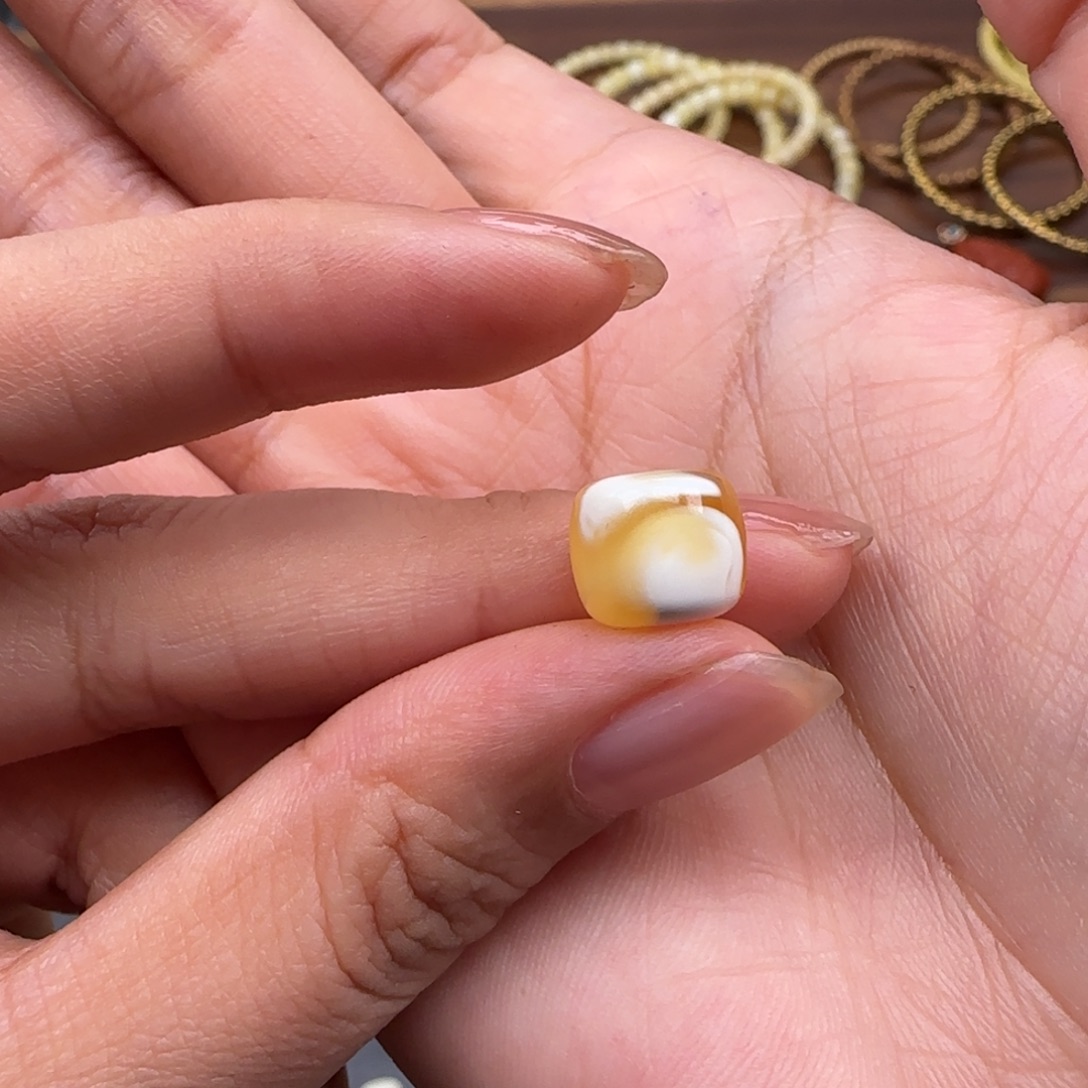 琥珀未镶嵌珠宝奇石10mm