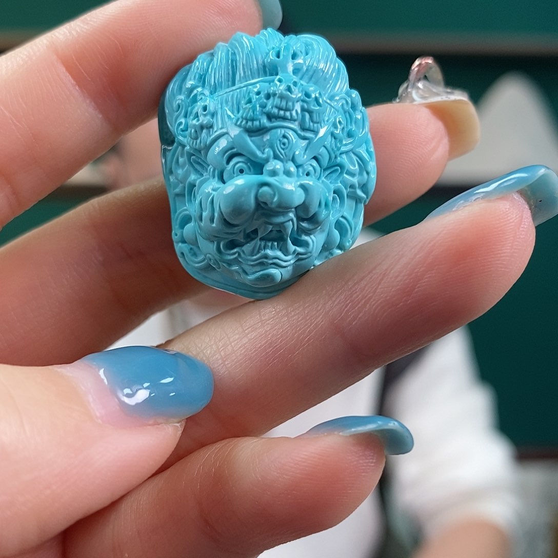 绿松石珠宝奇石未镶嵌