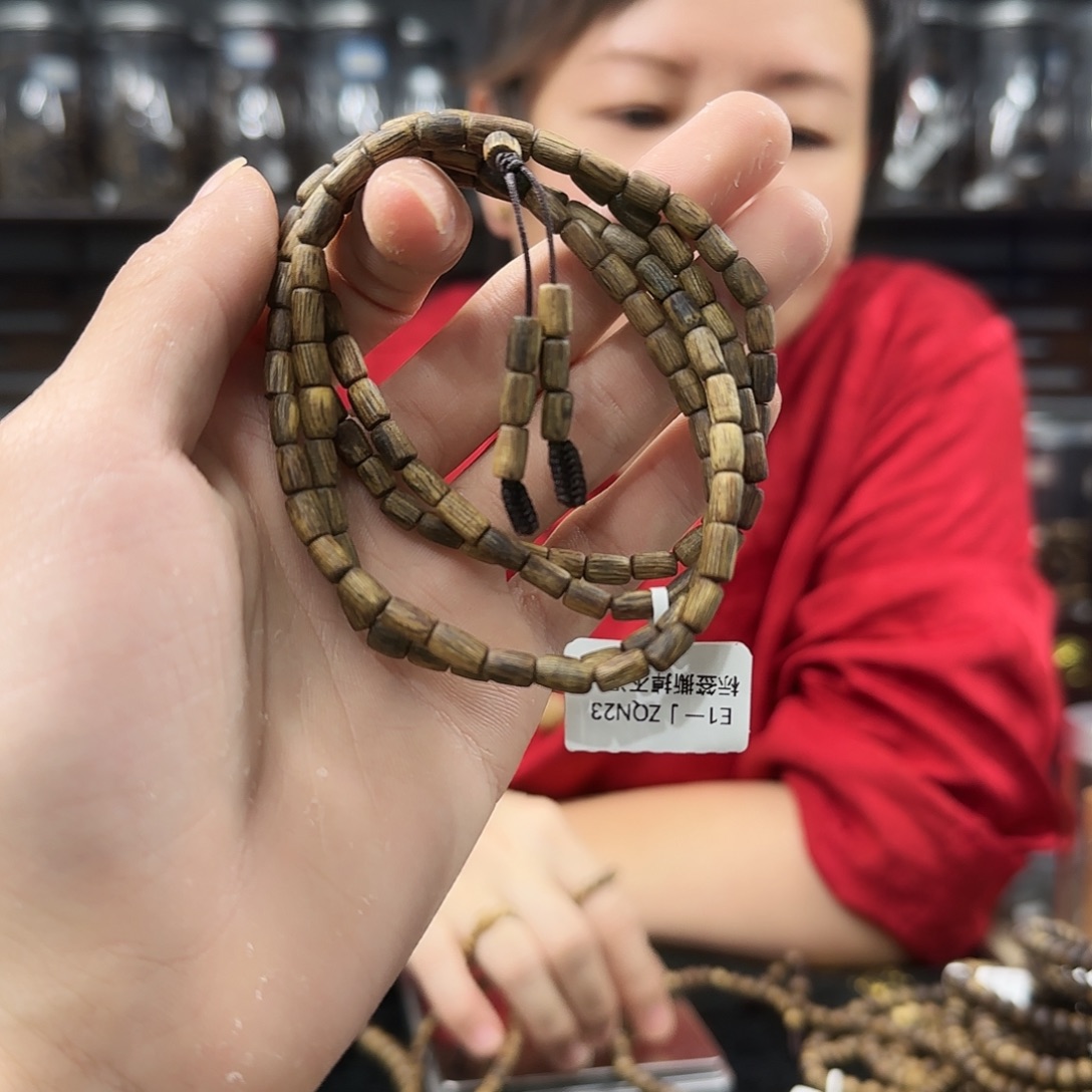沉香手串奇楠沉香桶珠多圈多样性发一