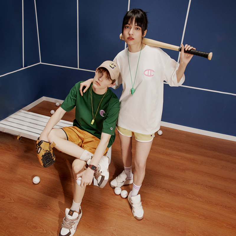 【秀】CHAMPION冠军潮牌正品男女配件短裤搭配包袜子