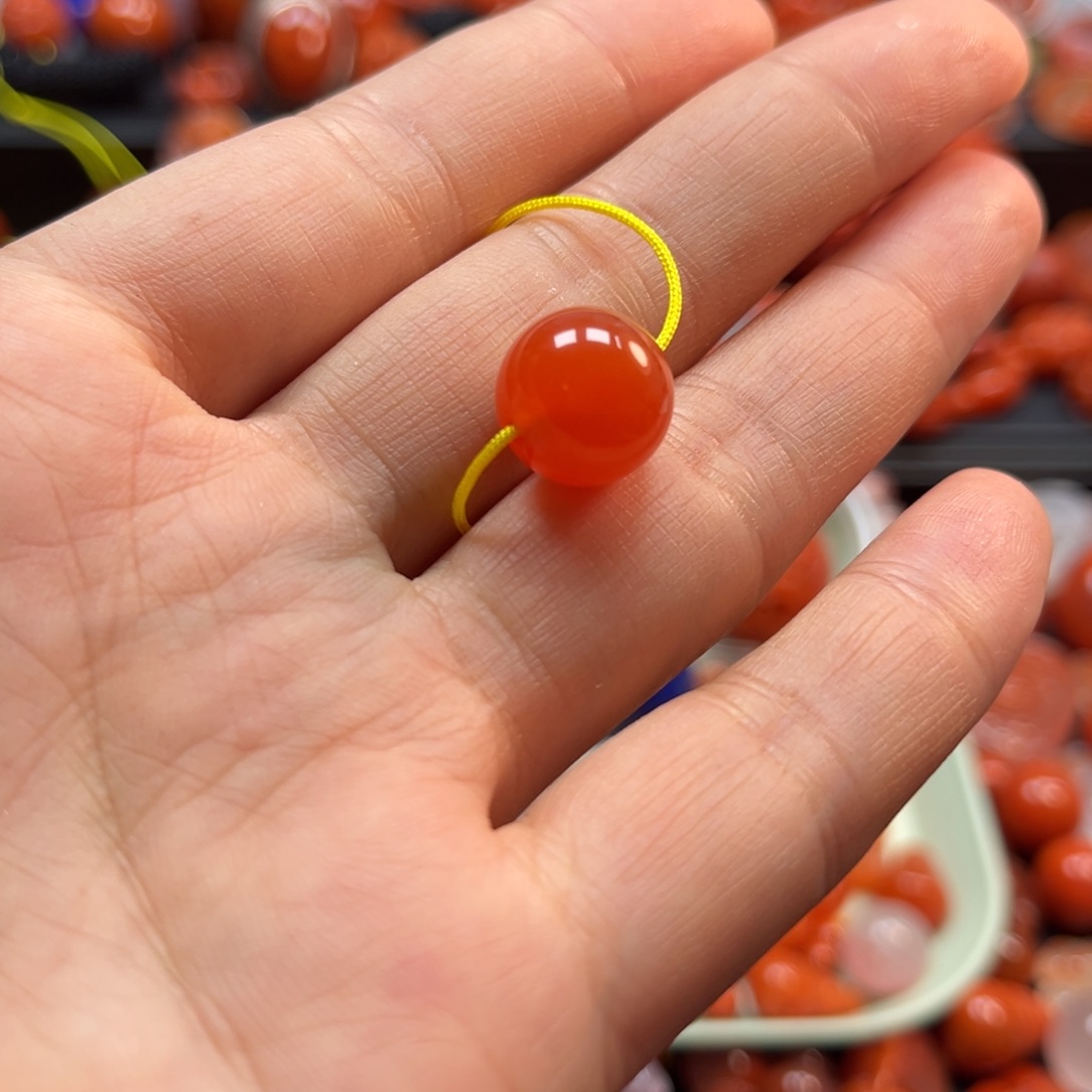 南红玛瑙配饰12mm未镶嵌